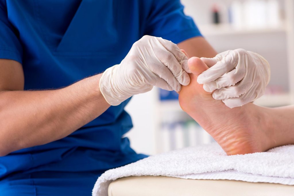 Foot assessment in clinic setting